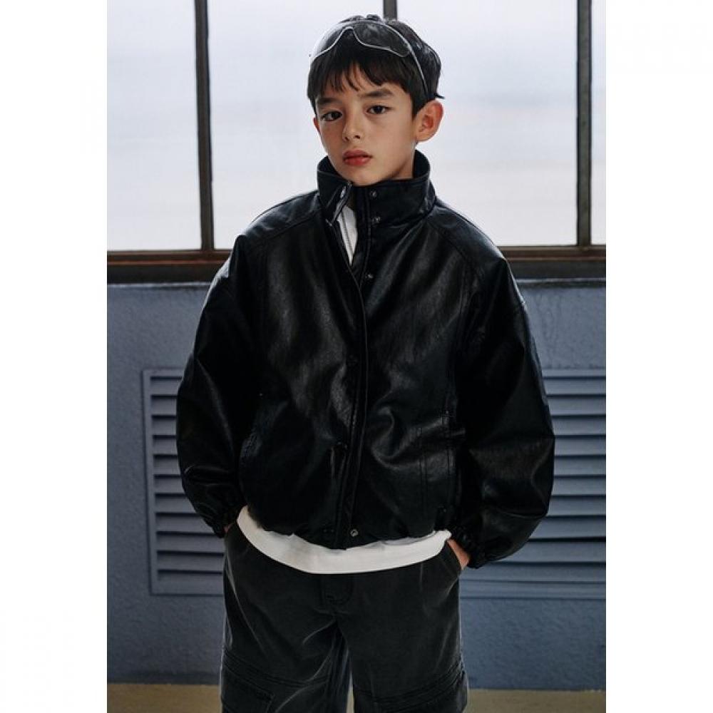 Bluetail Black Leather Jacket Aaa2jp01bk