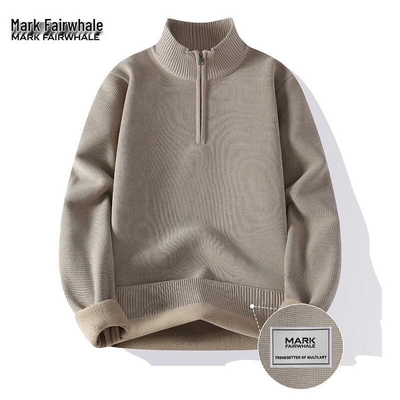 Mark Fairwhale Men's Simple Fashion Warm Knit Sweater