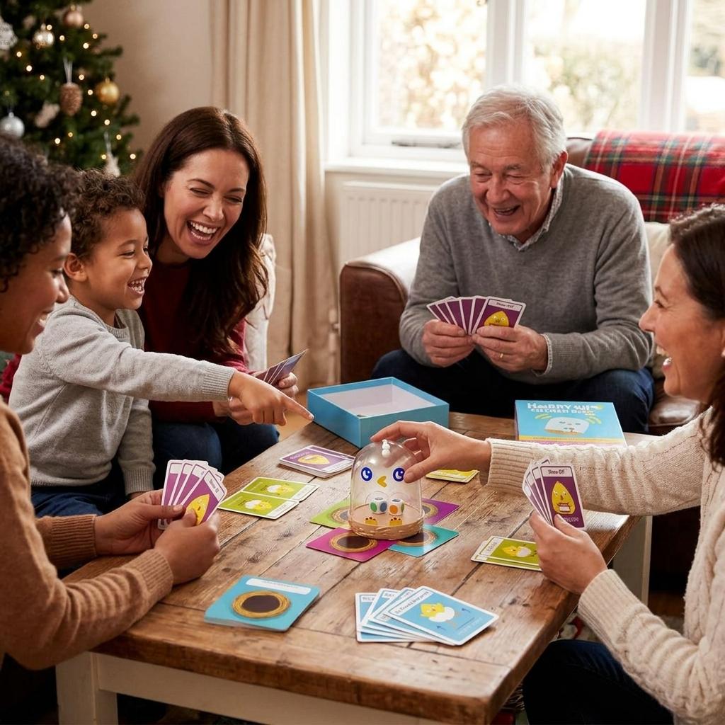 Exploding-Kittens Card Game for Family Party Strategy Fun with Portable Design