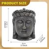 Buddha Head Planter Housewarming Gift Decor Plant Flower Container Plant Pot Flower Pot for Backyard Farmhouse Study Room Garden