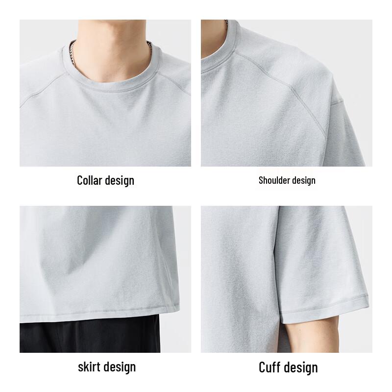 MiiOW Men's Antibacterial UV Protection Loose Fit T-Shirt