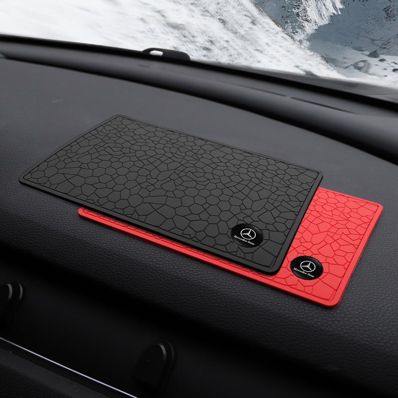 IXEA6 PVC Car Non Slip Mat Dashboard Phone Anti Slip Gel Pad For Mercedes Benz AMG W205 C300 W203 W206 W108 W124 W126 W140 W168 W169