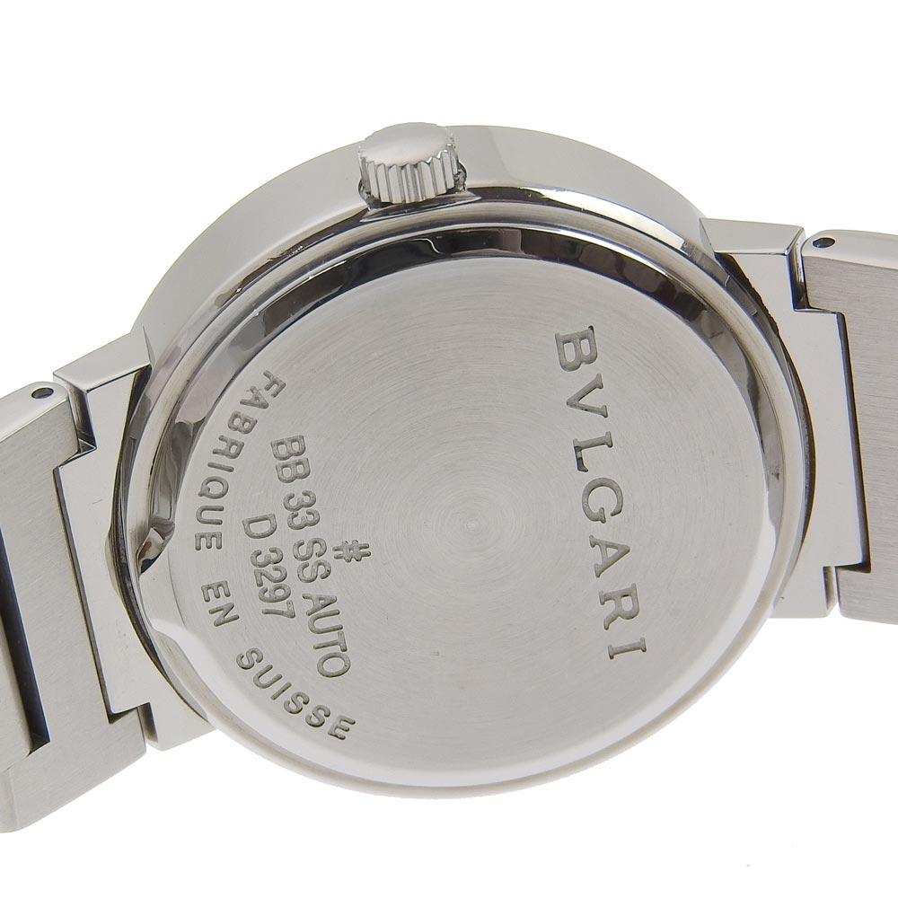 Bvlgari Bvlgari Bvlgari Watches BB33BSS blackDial Stainless Steel Mechanical Automatic Boys Used