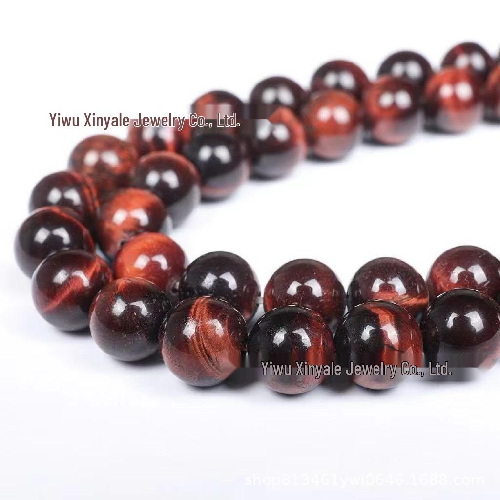 Colored Tiger Eye Beads: Yellow Tiger Eye Loose Beads for DIY Jewelry Accessories