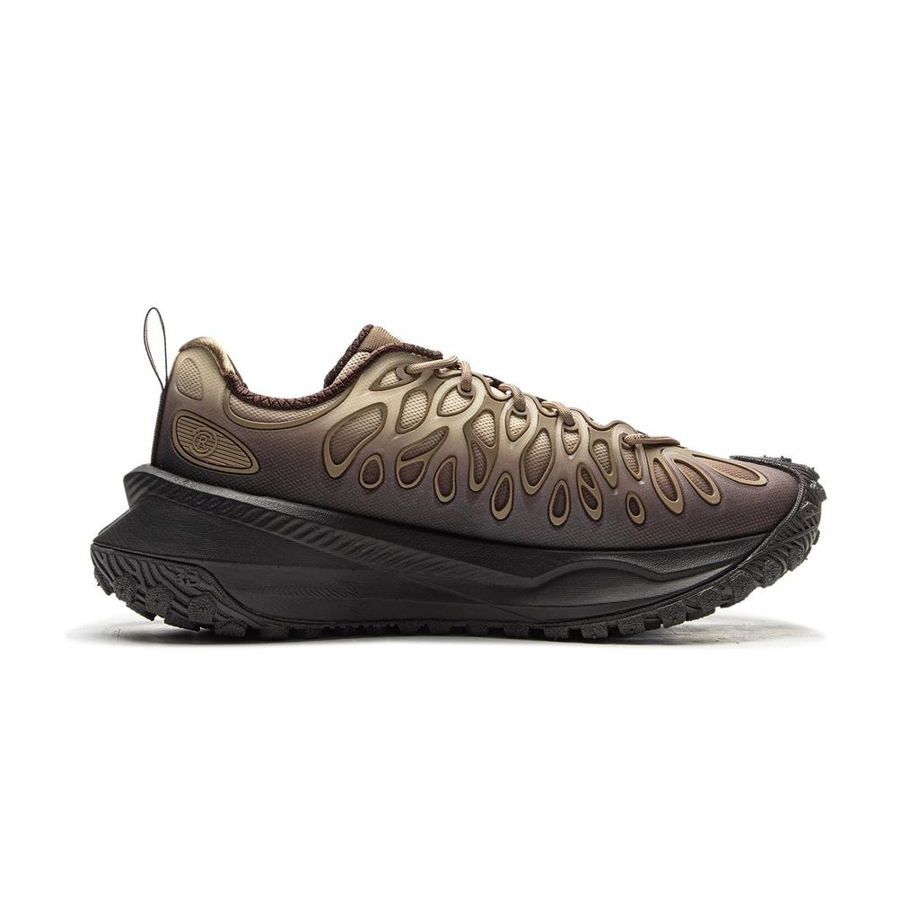Li Ning Youxia CRC Fashion Trend Shock Absorption Support Rebound Low Top Casual Shoes Unisex Casual Shoes Yellow Brown AZGV087-3