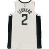 Nike X NBA Collaboration Letter Print Logo Home 19-20 Season Los Angeles Clippers 2 Leonard AU Player Edition Basketball Jersey Men Jersey AV4581-101