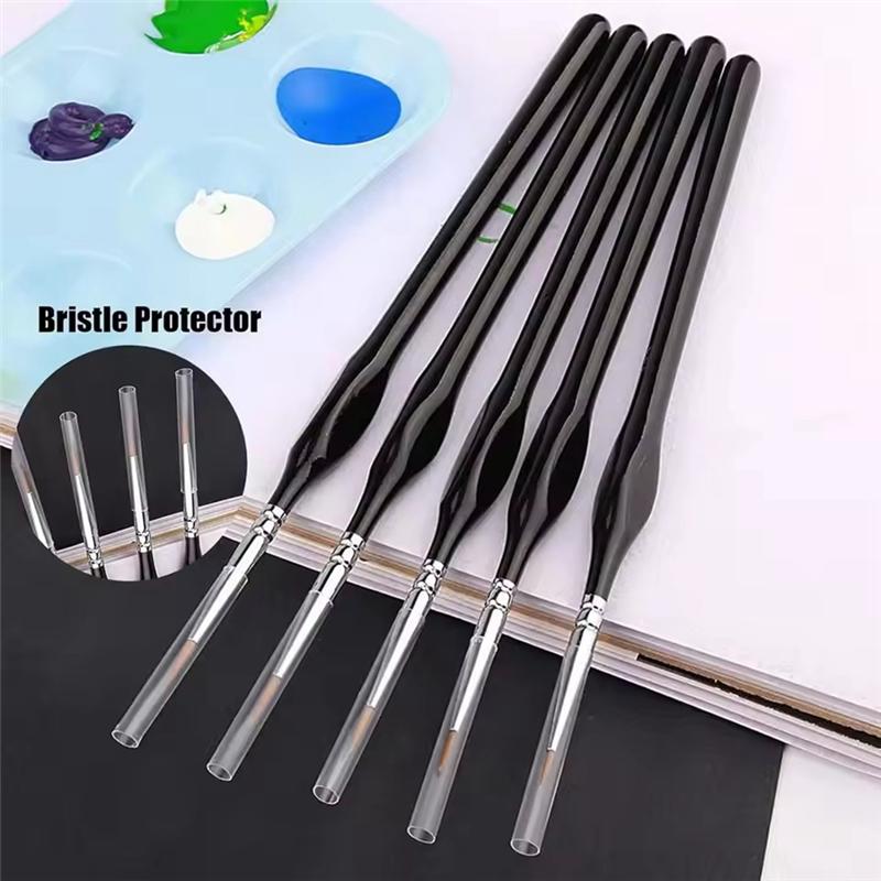 Ultra-Fine Line Brush Set Nylon Hook Pen Fine Point For Acrylic Watercolor Drawing Oil Painting Tools Kit