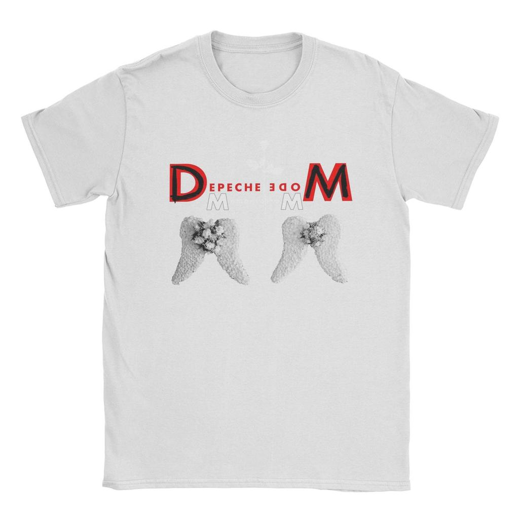 Vintage Depeches Cool Modes T-Shirts Men Crewneck Pure Cotton T Shirt Short Sleeve Tee Shirt Printing Tops