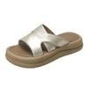 Slippers Women's Summer Outer Wear 2025 New High-end Skirt Comfortable and Not Tired Feet Seaside Beach One-word Drag