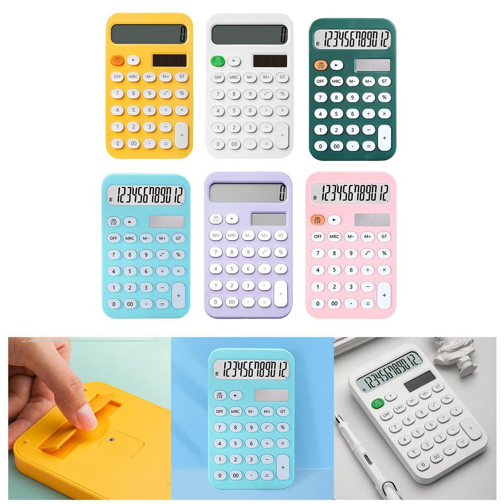Digit Calculator 12 Digit Financial Calculator Automatic Sleep for Office Business Use with Big Buttons Desktop Calculator