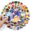 50 Bottles In The World Graffiti Personalized Cartoon Guka Hand Account Decoration Mobile Phone Case Suitcase Sticker Waterproof