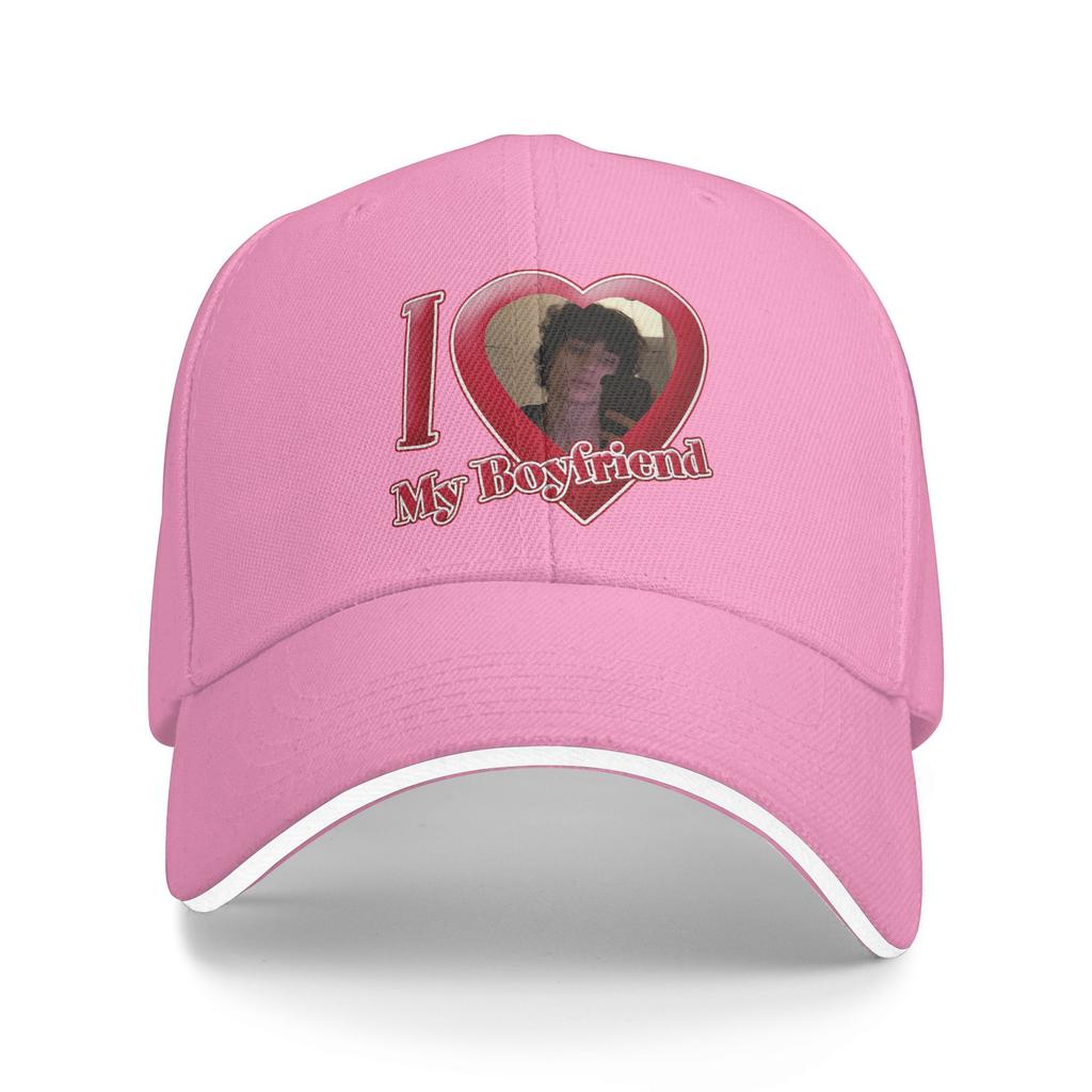 I Love Myboyfriend Sombr Casual Baseball Cap Hiking Fishing Hip Hop Hats Summer SunProof Couple Women Y2k Cute Baseball Caps