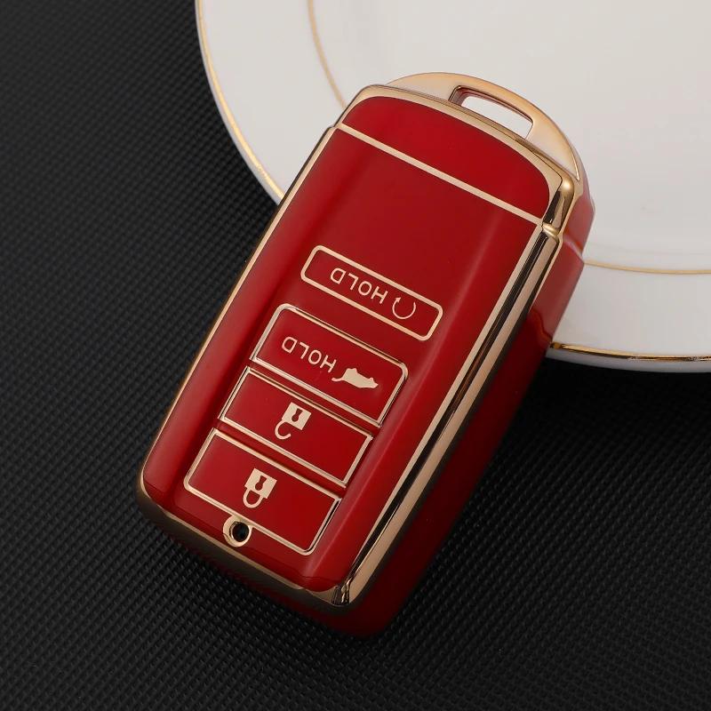 Weiche TPU Auto Fernbedienung Schlüsselhülle Abdeckung Schale Schutzhalter Schlüsselanhänger Zubehör Für Honda Acura Rlx Mdx Cdx Tlx-L Nsx Rdx