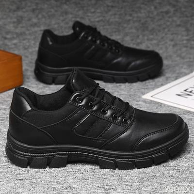 Fashion Spring Autumn Waterproof Anti Slip Men's Shoes Solid Color Casual Simple Comfortable Anti Slip Wear-resistant Men's Shoes