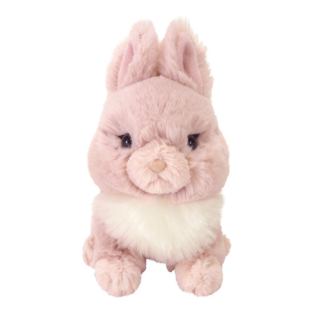 Sun Lemon Lapinu Netherlands Dwarf Rabbit Plush Toy Pink 15x17x16cm Animal Stuffed Toy