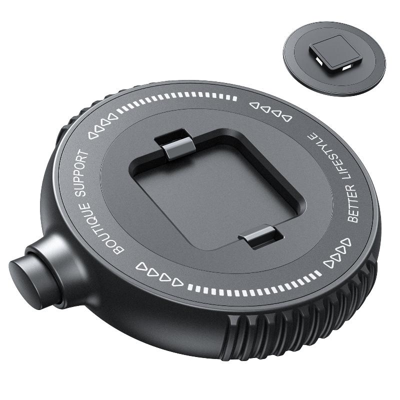 Multifunctional Magnetic Snap Phone Mount Works On Any Flat Surface 360° Rotation Universal For Car Home Motorcycle