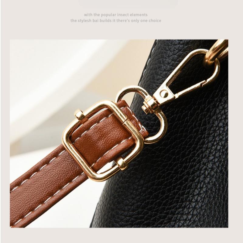 New Trendy and Personalized Women's Handbag with Contrasting Colors, Single Shoulder Crossbody, Hand-held Small Square Bag