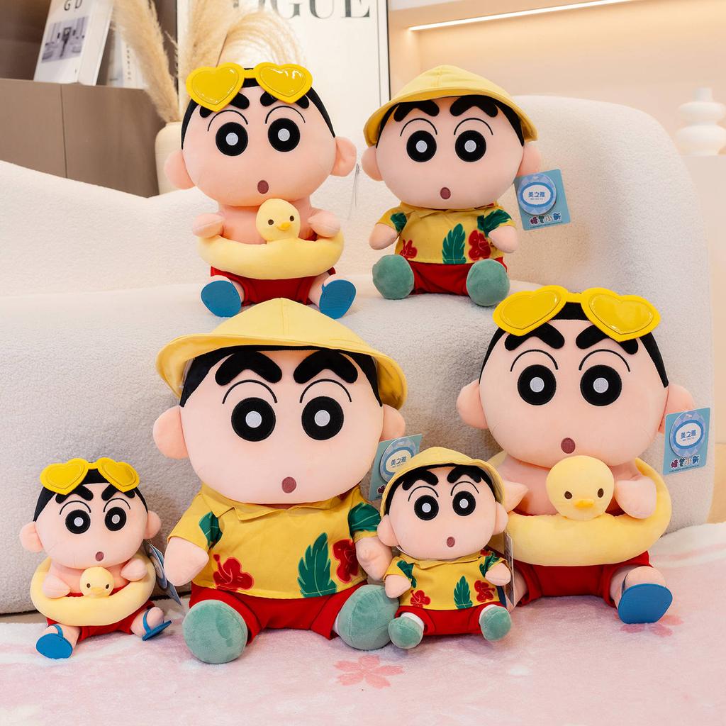 22/30/40cm Summer Funny Crayon Shin-chan Plushies Stuffed Anime Vacation Shin Chan Plush Toy Birthday Gifts Girl Child