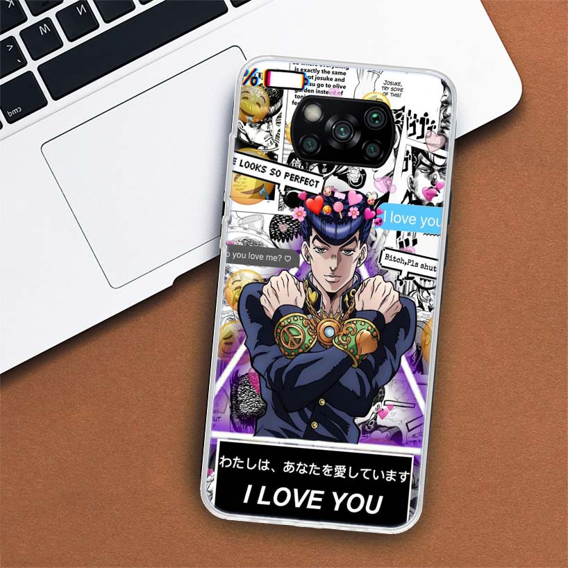 Jojos Bizarre Adventure Art Telefon Fall Für Xiaomi Mi 11 Lite 11i 12X 12 9 8 11T 10T 9T Pro 10 5X 6X Ultra 5G Abdeckung Coque Capa
