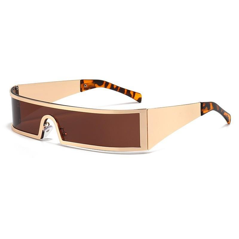 Cyberpunk Sunglasses Metal Frame Uv400 Sunshade For Fashionable Travel And Outdoor Activities