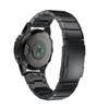For Garmin Fenix 5S Quick Release Stainless Steel Watch Band Replacement Strap with Folding Clasp