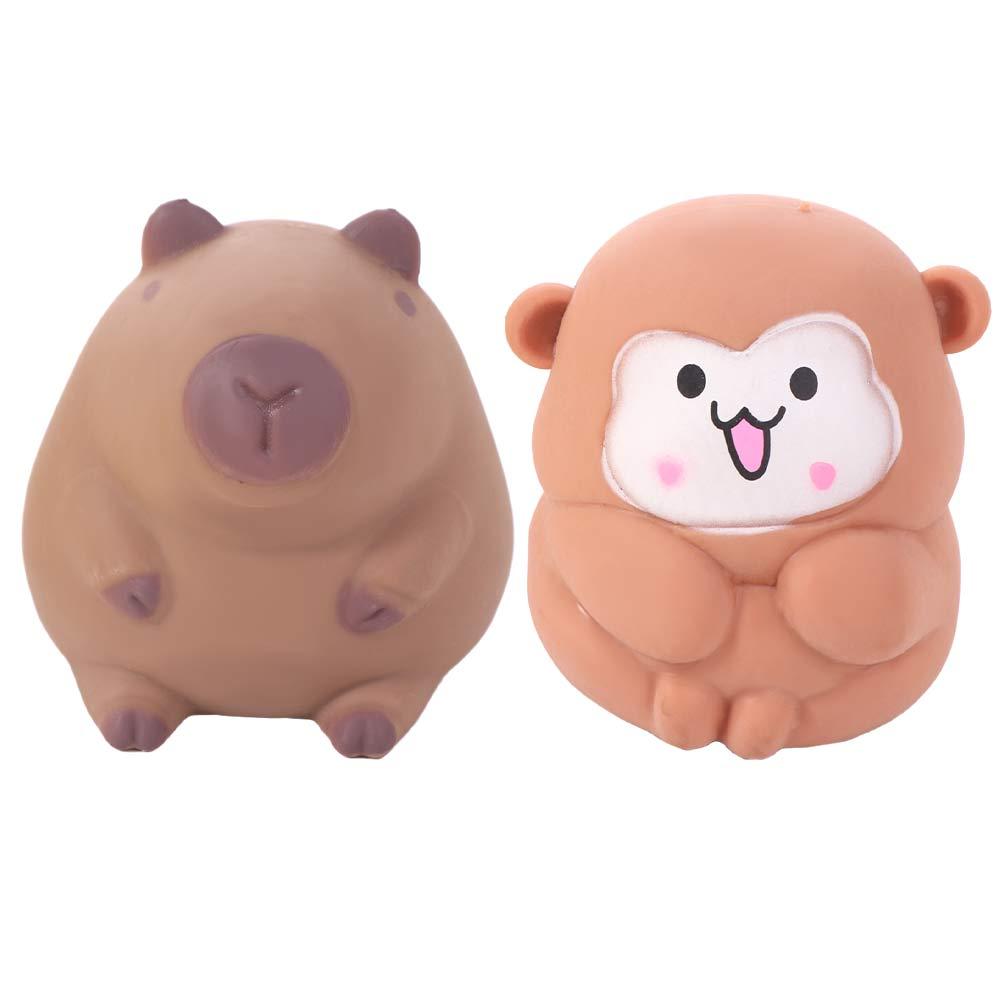 

Kneading Capybara Squeeze Toy Slow Rebound Monkey Fidgeting Toys Funny Toy Style A