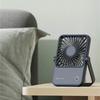 3 Speed Foldable Desk Fan Rechargeable 1200mAh Fan with Foldable Stand USB Fan Quiet for Office Travel Camping