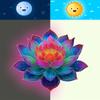 Samolepka na WC Květina Svítící ve tmě Lotosová Koupelnová Svítící Samolepka na WC Svítící Samolepka na zeď Domácí Dekorace