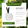 Camellia Car Fragrance Diffuser, Long-Lasting Aroma Gypsum Car Perfume, Car Interior Decoration Ornament