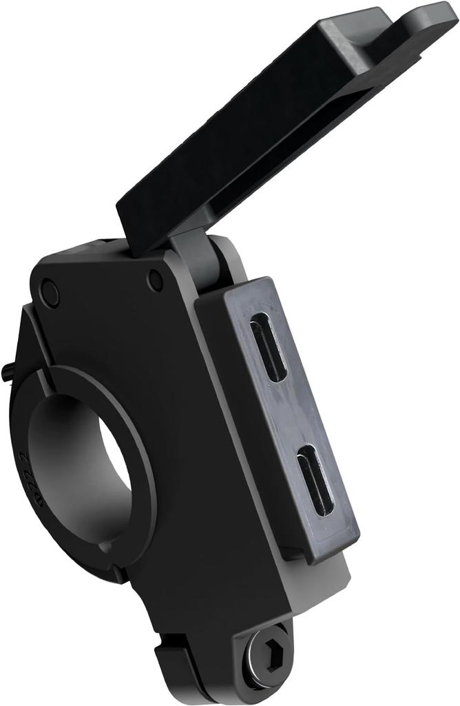 Daytona Bike USB Strom Wasserdicht USB C + USB C PD3.0 Kompatibel Schnellladung 60W