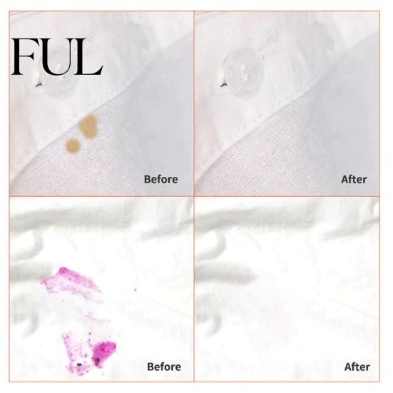 Portable Stain Remover Pen Eco-friendly No Odor Effective Safe to Clothes Use Compact Size Fabric Bleach Bleach-free