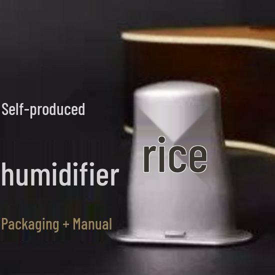 Wooden Guitar & Ukulele Humidity Control: Soundhole Humidifier, Dehumidifier & Hygrometer for Folk/Classical Instruments.