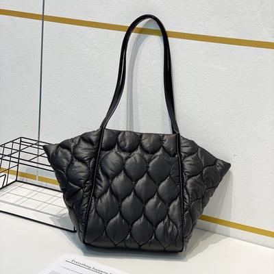 New Fashionable Large-capacity Handbag Versatile Commuter Shoulder Bag Canvas Space Cotton Bag Tote Bag Women