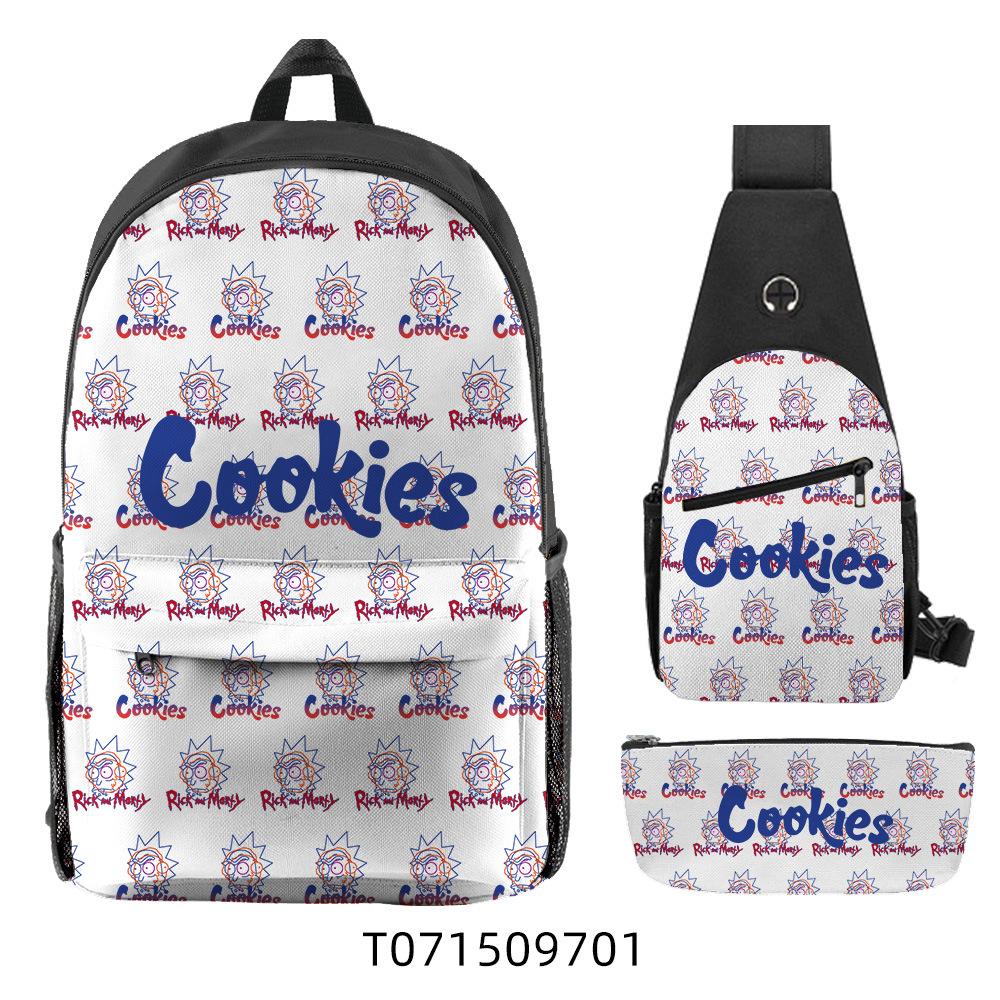 

Cooking Backpack Large Capacity Backpack Primary And Secondary School School Bag Three-piece set