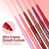 Clubday Waterproof Lip Liner Pen, Creamy Smooth Matte Long Lasting Lip Pencil, Highly Pigmented Lip Contouring Makeup for Daily Wear