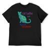 Cat Ladies for Kamala Harris T-Shirt Anime Clothes Vintage Anime Short Sleeve Tee Men