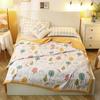 Love Heart Daisy Pattern Summer Quilt Modern Fashionable Skin-friendly Comfortable Air Conditioning Quilts for Kids Boys Girls