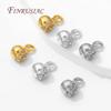 18K Gold Plated Decorative Pendants,Round Charms For Jewelry Making,Ball Pendant For Necklace,DIY Beading Accessories