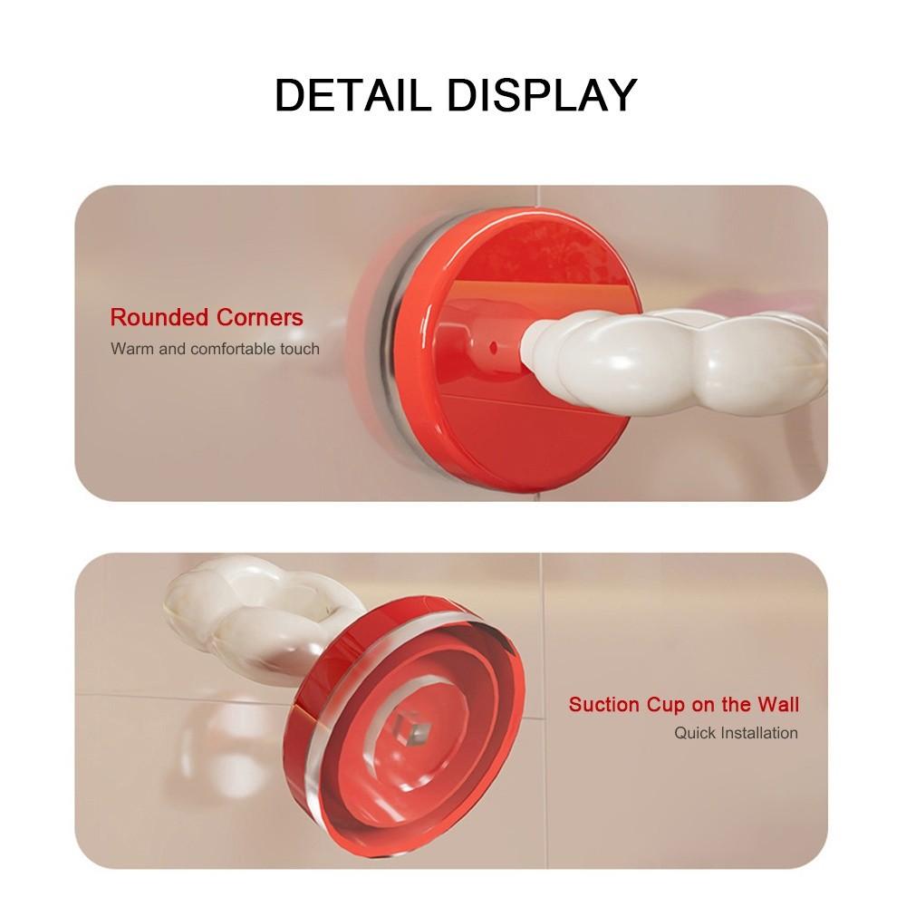 No Punching Shower Suction Hooks Suction Cup Robes Hooks Durable Load-Bearing Hooks  Towel Hanging