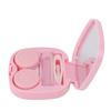 Contact Lens Case Travel Size Eye Colored Contacts Lenses Applicator Remover Tool Kit with Mirror Bottle