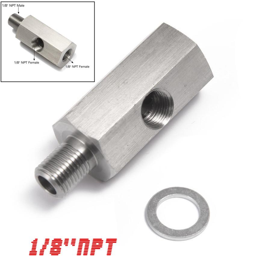 NPT Fitting Male~Female 1/8" To M12X1.5 Adapter Turbo Oil Pressure Sensor Gauge
