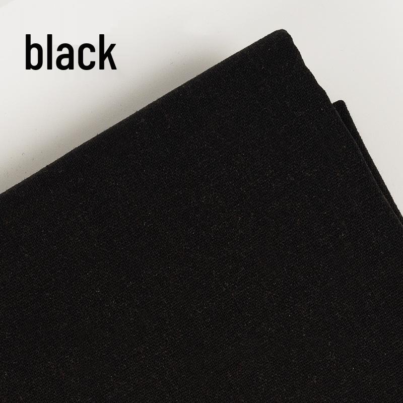 DIY Jednobarevná Lněná Bavlna Ruční Výšivka Látka