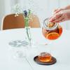Hario Leaf 700ml Teapot, Clear, Capacity, Heat-Resistant Glass, Gift, Present, CHC-70T