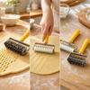 Rotating Pastry Tool with Rubber Handle Versatile Handheld Roller