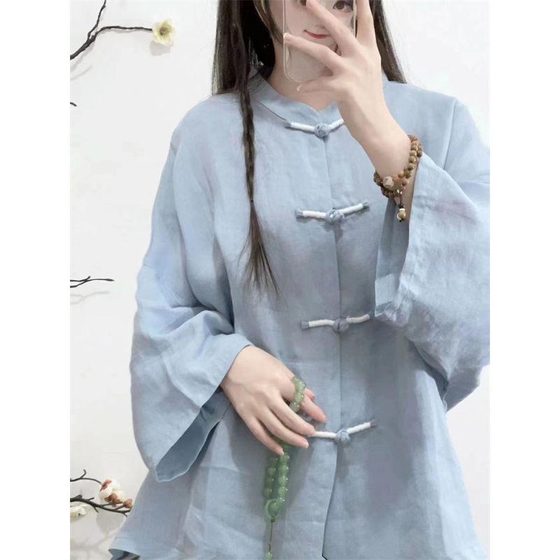 Damenbekleidung, verbesserter Hanfu-Tee-Künstler, professionelle Kleidung, Rock-Anzug