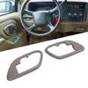 1 Pair Interior Door Handle Trim Bezel 15708079 Left Right Replacement For C1500 C2500 C3500 K1500  00 K3500