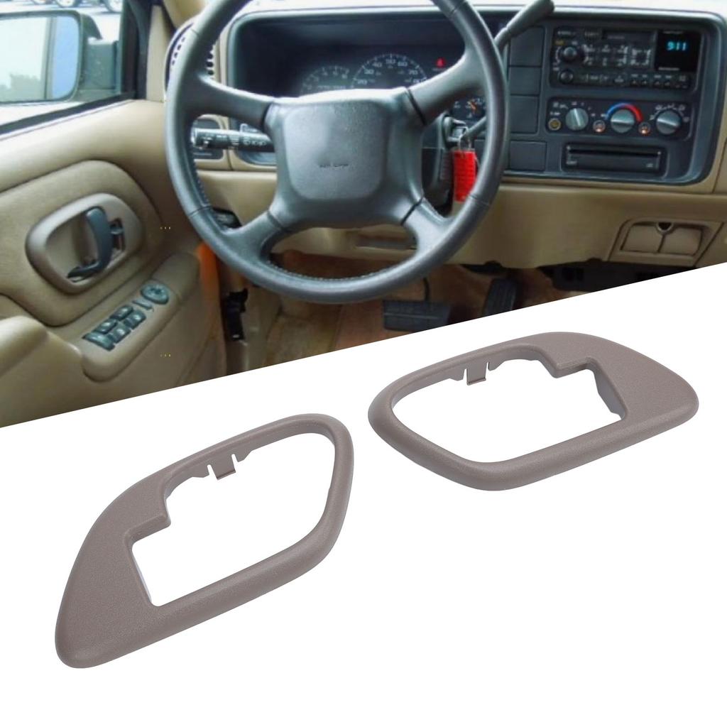 1 Pair Interior Door Handle Trim Bezel 15708079 Left Right Replacement For C1500 C2500 C3500 K1500 00 K3500