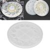Moon Phase Tray Mold Lunar Eclipse Crescent Epoxy Resin Casting Molds for DIY Crafts Jewelry Making Home Decoration