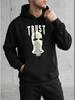 Fashion Print Hooded Sweatshirt, Front Or Double-Sided Printing Available, Lightweight And Breathable, Suitable for Spring And Autumn Wear