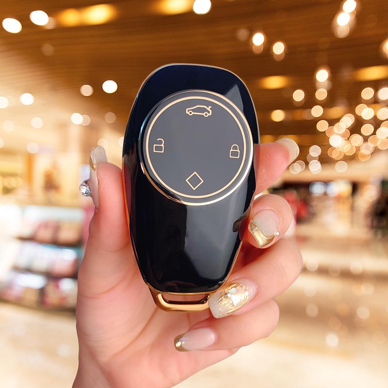 Leapmotor T03 Key Case for 2024 Model: C11, C01, C16, C10, B10 - High-end Car Interior Accessories for Women.